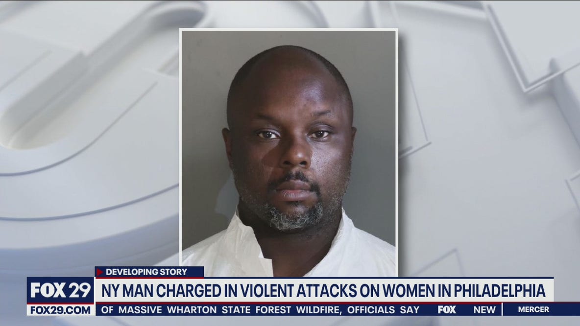 New York man charged in series of attacks on women in Philadelphia, Montgomery County
